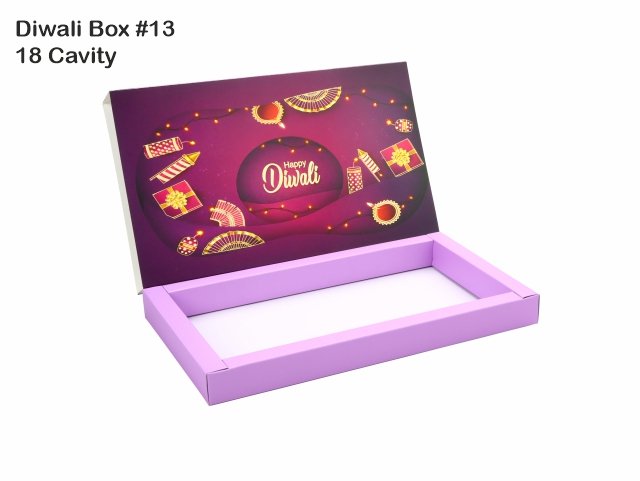18 Cav. Purple Diwali Box No. 13 O+T+C (Pack of 10)