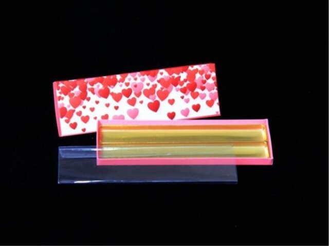 Hearts Choco SMS 2 Line O+T+C (Pack of 10)