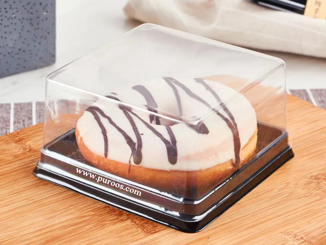 Mini Square Dome Box MDC03 Black (Pack of 25)