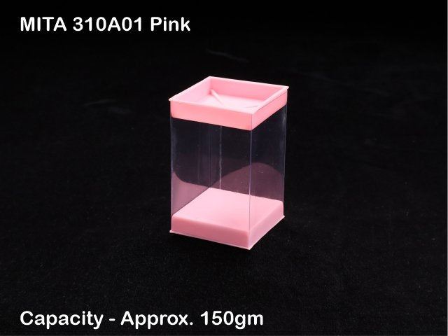 310A01 Pink Square Lid (Pack of 10)