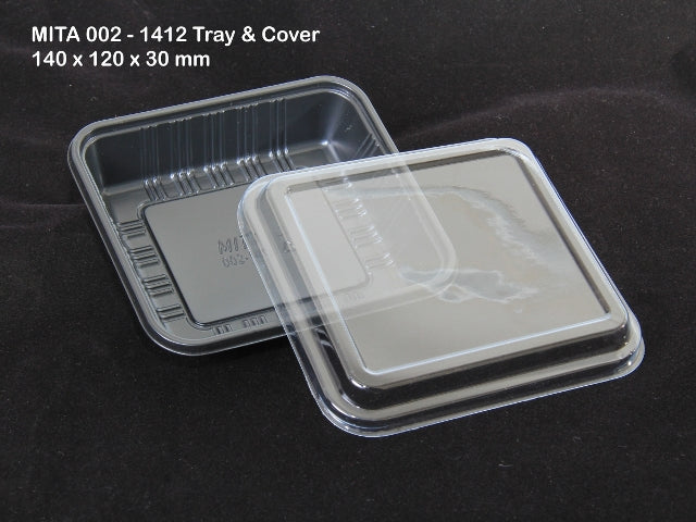 002-1412 Tray + Cover (Pack of 25)