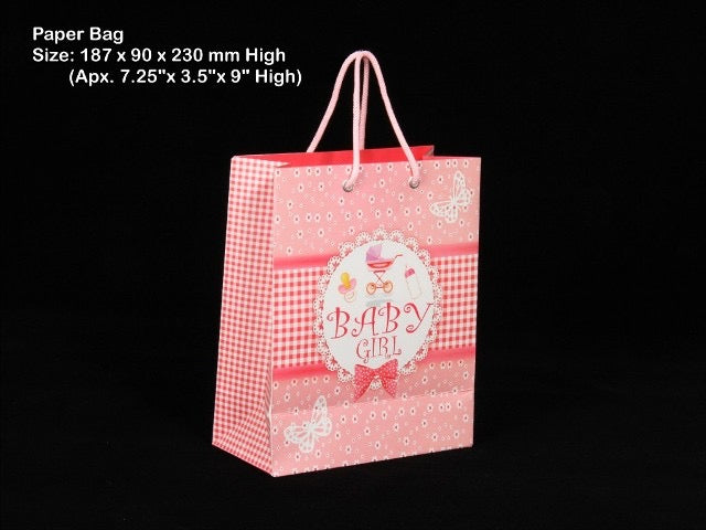 Baby Announcement Paper Bag (Pack of 10)