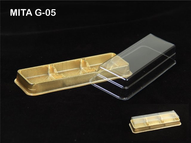 G05 3-Cavity Tray + Lid (Pack of 10)