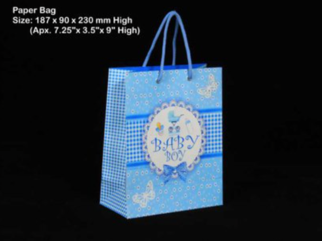Baby Announcement Paper Bag (Pack of 10)