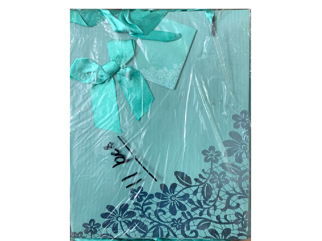 Stripes with Corner Pattern Paper Bag (Pack of 11)