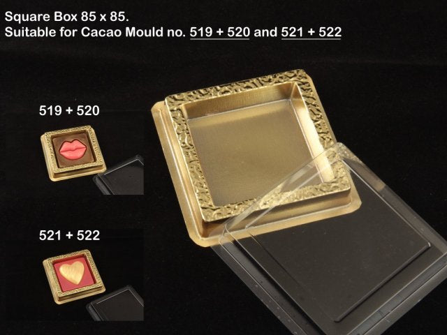 Square Box 85 x 85 Tray + Cover (Pack of 50)