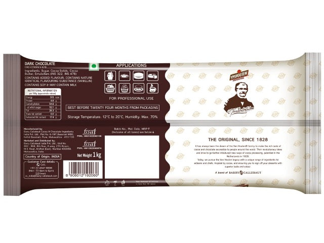 VHP Dark Chocolate 46.5% Cocoa (1 KG)