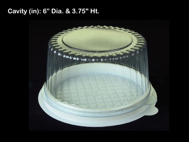 005-CD06 Cake Dome 6" (Pack of 10)