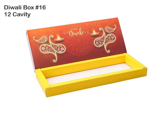 12 Cav. Orange Diwali Box No. 16 O+T+C (Pack of 10)
