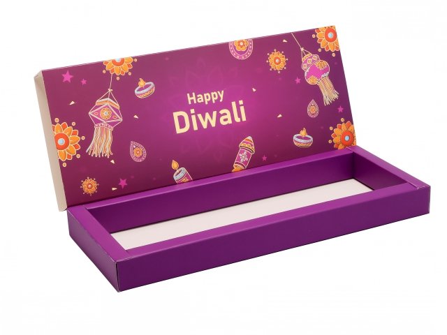 12 Cav. Purple Diwali Box No. 9 O+T+C (Pack of 10)