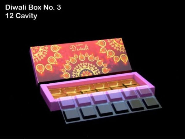 12 Cav. Purple Diwali Box No. 3 O+T+C (Pack of 10)