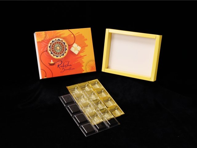 12 Cav. (4x3) Rakhi Box O+T+C (Pack of 10)