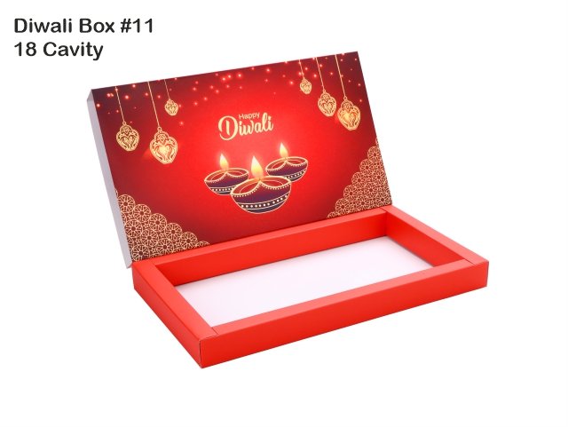 18 Cav. Red Diwali Box No. 11 O+T+C (Pack of 10)
