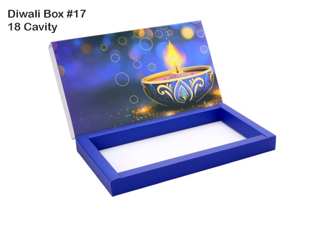 18 Cav. Dark Blue Diwali Box No. 17 O+T+C (Pack of 10)