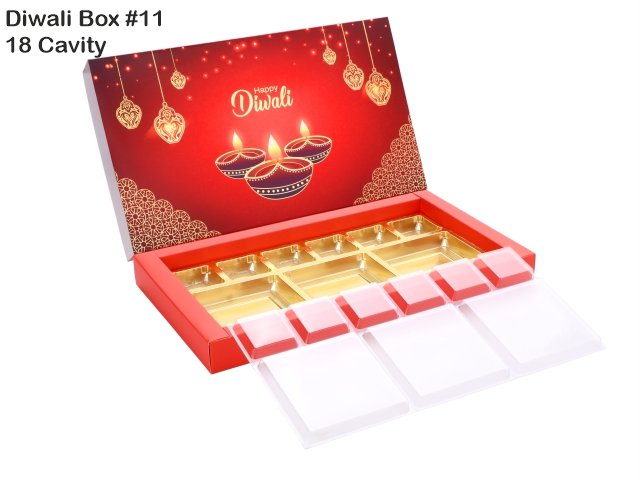 DC-18 Red Diwali Box No. 11 O+T+C (Pack of 10)