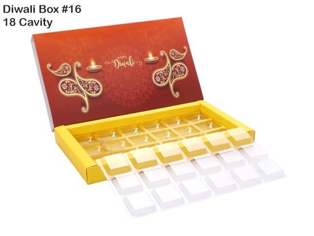 18 Cav. Orange Diwali Box No. 16 O+T+C (Pack of 10)