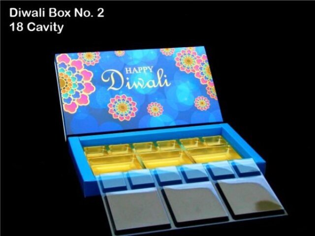 DC-18 Blue Diwali Box No. 2 O+T+C (Pack of 10)