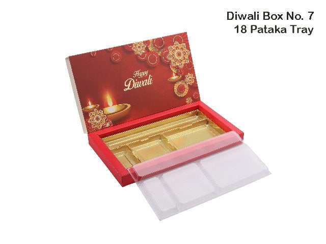 Pataka-18 Red Diwali Box No. 7 O+T+C (Pack of 10)