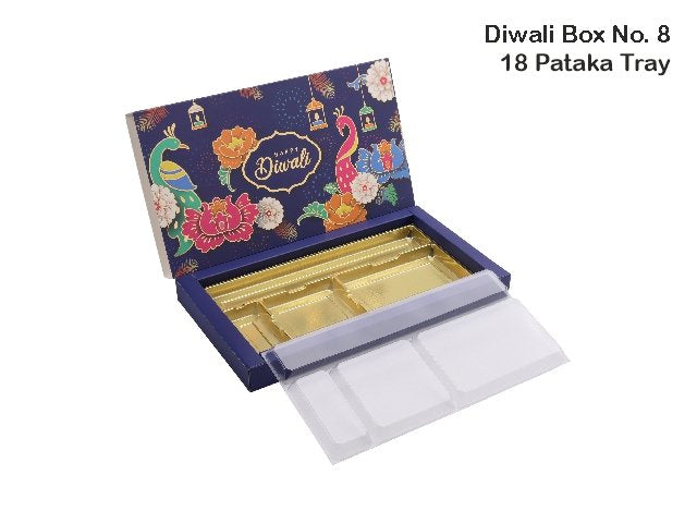 Pataka-18 Peacock Diwali Box No. 8 O+T+C (Pack of 10)