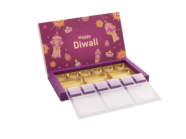 DC-18 Purple Diwali Box No. 9 O+T+C (Pack of 10)