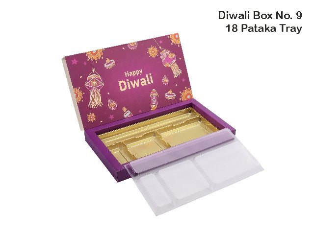 Pataka-18 Purple Diwali Box No. 9 O+T+C (Pack of 10)