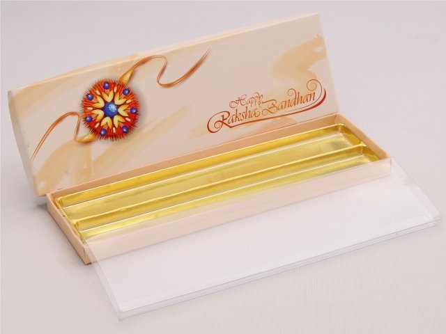 Rakhi Choco SMS 2 Line O+T+C (Pack of 10)