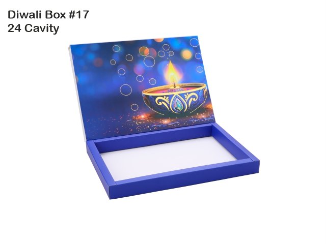 24 Cav. Dark Blue Diwali Box No. 17 O+T+C (Pack of 10)