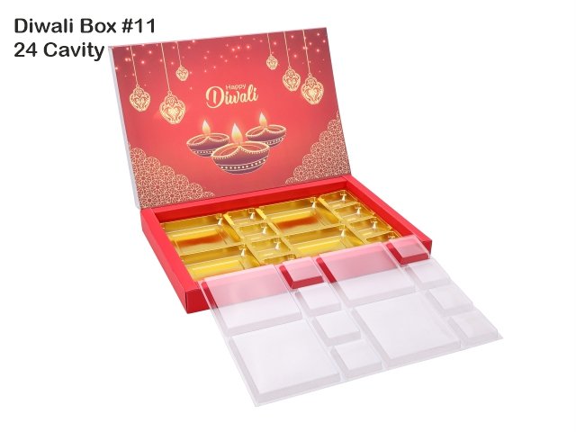 DC-24 Red Diwali Box No. 11 O+T+C (Pack of 10)