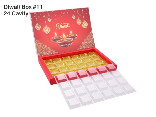 24 Cav. Red Diwali Box No. 11 O+T+C (Pack of 10)