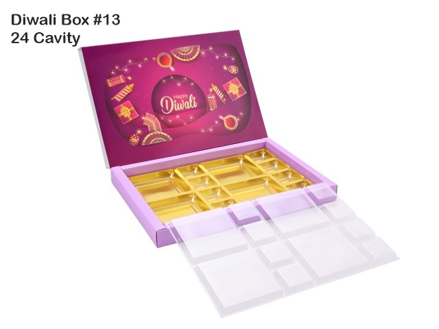 DC-24 Purple Diwali Box No. 13 O+T+C (Pack of 10)