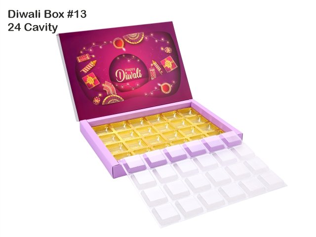 24 Cav. Purple Diwali Box No. 13 O+T+C (Pack of 10)