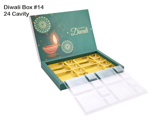 DC-24 Green Diwali Box No. 14 O+T+C (Pack of 10)