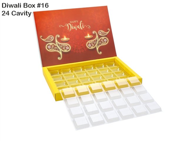 24 Cav. Orange Diwali Box No. 16 O+T+C (Pack of 10)
