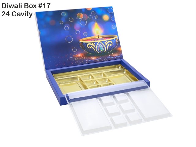 Pataka-24 Dark Blue Diwali Box No. 16 O+T+C (Pack of 10)
