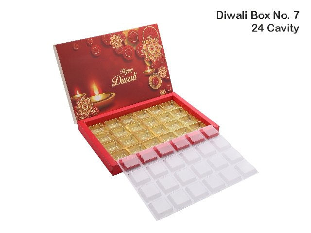 24 Cav. Red Diwali Box No. 7 O+T+C (Pack of 10)