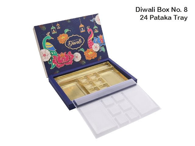 Pataka-24 Peacock Diwali Box No. 8 O+T+C (Pack of 10)