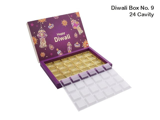 24 Cav. Purple Diwali Box No. 9 O+T+C (Pack of 10)