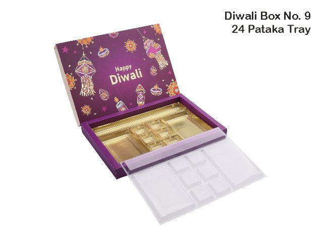 Pataka-24 Purple Diwali Box No. 9 O+T+C (Pack of 10)