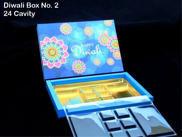 Pataka-24 Blue Diwali Box No. 2 O+T+C (Pack of 10)