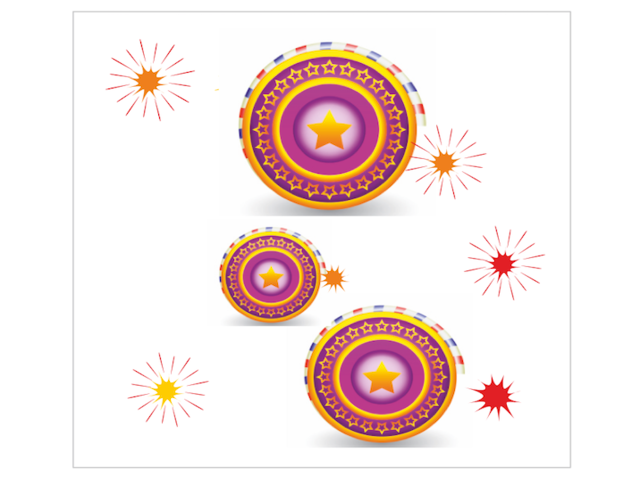 Diwali 8 Q-Labels (10 Sheets Each)