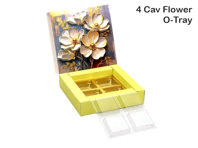 4 Cav Flower Box O+T+C (Pack of 10)