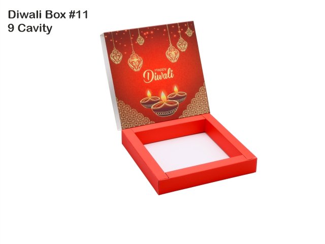 9 Cav. Red Diwali Box No. 11 O+T+C (Pack of 10)