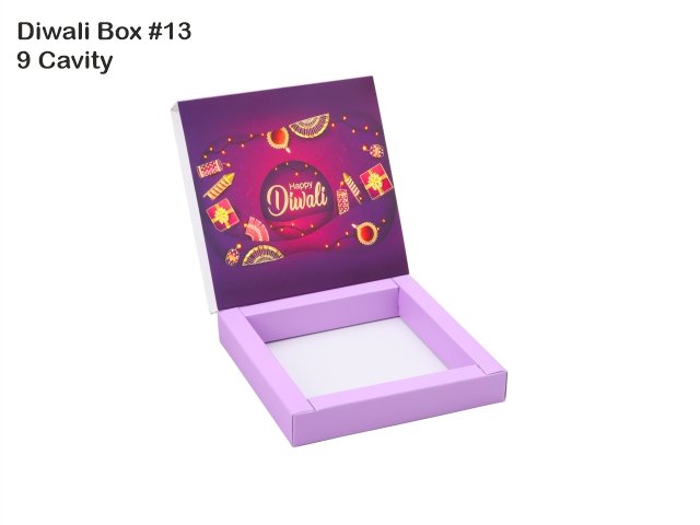 9 Cav. Purple Diwali Box No. 13 O+T+C (Pack of 10)