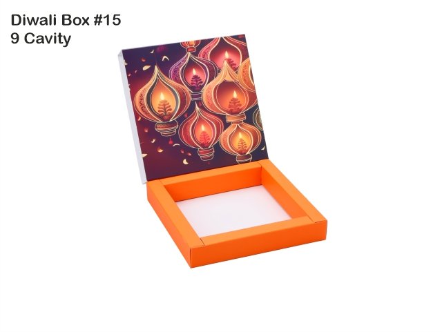 9 Cav. Orange Diwali Box No. 15 O+T+C (Pack of 10)