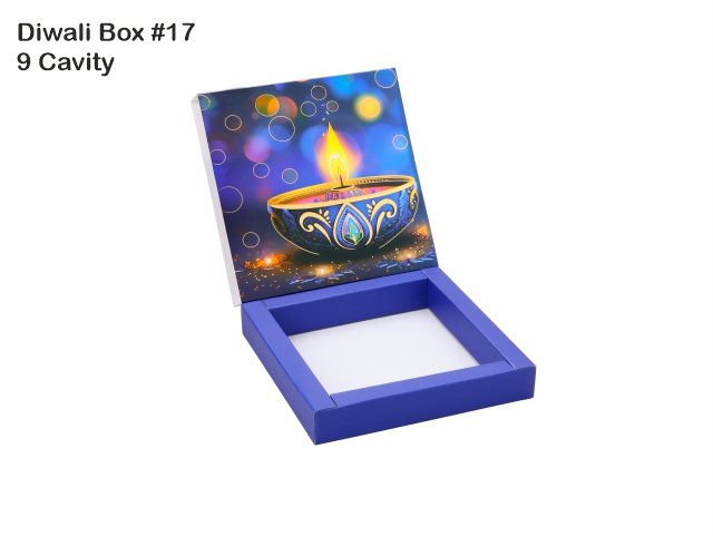 9 Cav. Dark Blue Diwali Box No. 17 O+T+C (Pack of 10)