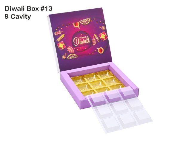 9 Cav. Purple Diwali Box No. 13 O+T+C (Pack of 10)