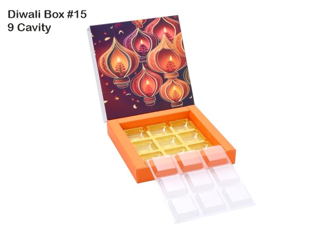 9 Cav. Orange Diwali Box No. 15 O+T+C (Pack of 10)