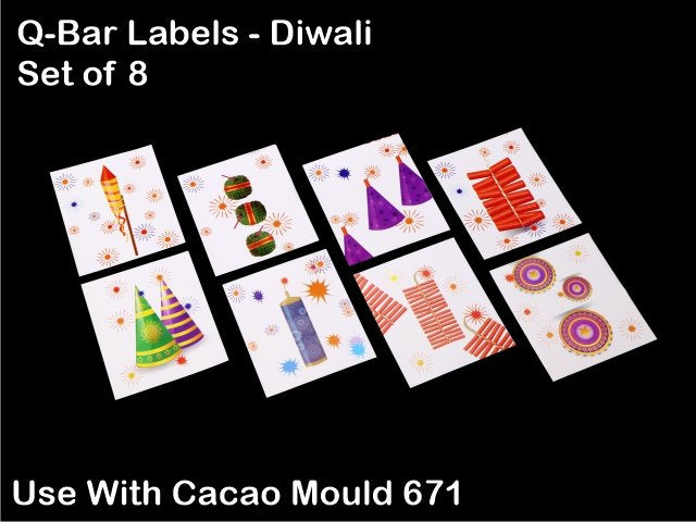 Diwali 8 Q-Labels (10 Sheets Each)