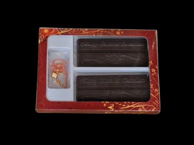Greeting Tray Rakhi + Red Cover (Pack of 10)