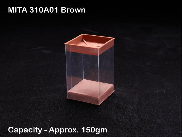 310A01 Brown Square Lid (Pack of 10)